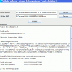 Resultado de la validación en el SAT