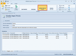 Addenda Super Precio