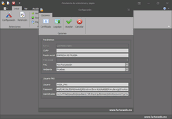 Podrás configurar el sistema.