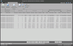 Muestra el detalle de las constancias de retenciones descargadas de acuerdo con los parámetros indicados.