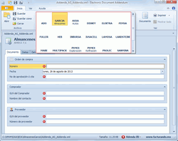 Listado de adendas disponibles para adicionar a tu archivo XML