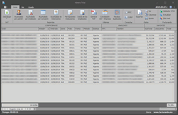Muestra el detalle de los recibos de nómina descargados directo del servidor del SAT.
